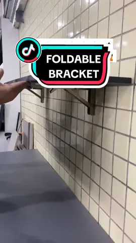 Siapa yang suka diy kat rumah mesti banyak idea kan bila tengok foldable bracket ni🤩 #foldablebracket #trianglebracket #wallshelf 
