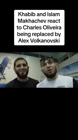 The Champ and Khabib aren’t worried about a new opponent after Charles Oliveira had to pull out of UFC 294. Via Anatomyofafighter/youtube #khabibnurmagomedov #islammakhachev #ufc294 