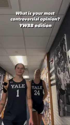 What is your most controversial opinion? #ncaabasketball #womensbasketball #yalewbb 