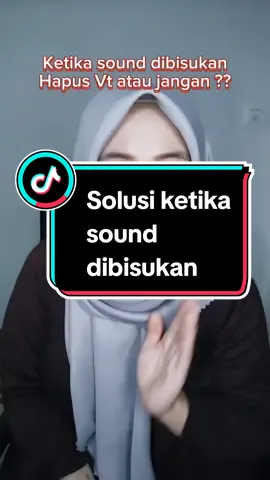 Solusi ketika Sound dibisukan oleh tiktok #sound #soundviral #sounddibisukan #dibisukan🙏🙏 #solusisounddibisukan 
