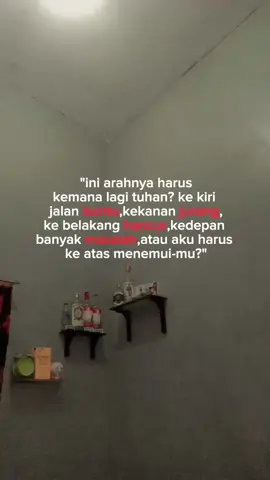 kenapa semua jalan yang ku pilih selalu salah di mata orang² di sekitar ku,walau lun jalan itu baik#capekguaa #lelahkakimelangkah #hilangarah 