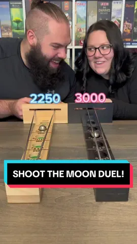 This Game Takes Some Serious Skill! Come Play Shoot The Moon With Us! #boardgames #GameNight #couple #fun 