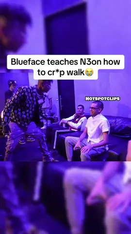 Blueface teaches N3on how to cr*p walk😭 || #n3on #blueface #sneako #bradleymartyn 