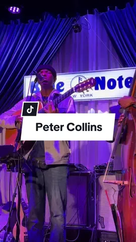 Ladies and genteleman… Peter Collins! What a gift! #petercollinsmusic #petercollins #howdeepisyourlove #bluenotenyc #nyc 