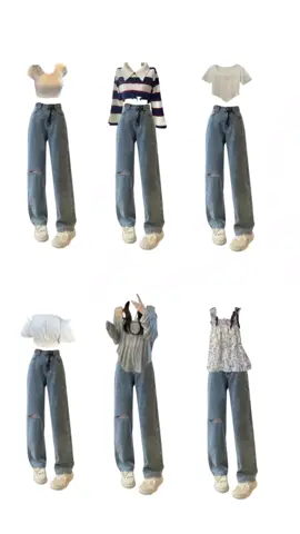 กางเกงยีนส์เเมชกับอะไรก็เข้าา#กางเกงยีนส์ #เสื้อครอป #สไตล์การแต่งตัว #ฟีด #ฟีดดด #จิ้มตะกร้าส้มเลยค่าบ🧺 #พิกัดที่ตะกร้า 