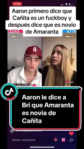 Aaron le inventa una historia de amor a Amaranta y Cañita despues de decir que es fuckboy #aaronmercury #Viral #Mercurials #briandadeyanara #cañita #choclitos #amaranta 