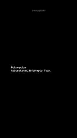 Toh bau bangkai akan tercium juga. #menjagasastra #katakamidankita #bangkai #busuk #berandafyp #statuswa 