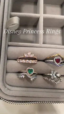 Shop the disney princess rings at Shrewsbury 👑💖 #disney #disneyprincesses #rapunzel #pandora #fyp #foryou #foryoupage #pandorajewelry #princess 