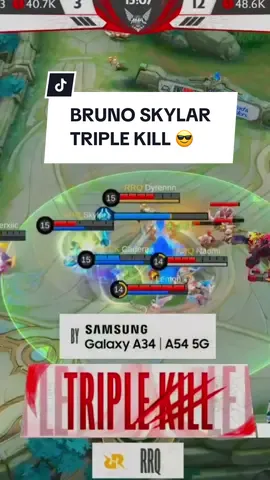 Momen Bruno Skylar Triple Kill nih cuy 😎 #TeamRRQ #VivaRRQ #MPLIndonesia #MPLS12 #MobileLegends #mobilelegendsindonesia #mlbb #mlbbindonesia #esports #WhatToPlay 