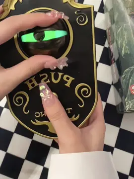This blinking horror doorbell activates a freaky blinking eyeball with just a push!Dare your friends to push the button and give them a spooky halloween!👁️#halloween #pranks #horror #funny #fyp 