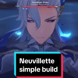 Nopal simple build #neuvillette #build #genshin #GenshinImpact #f2p 
