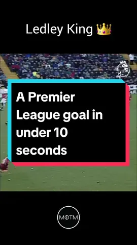 Who remembers when Ledley King scored for Spurs against Bradford in under 10 seconds in a Premier League match? His record stood for nearly 20 years, before it was beaten by Shane Long for Southampton. The King of White Hart Lane is 43 today. 🎂🫅🏿 #ledleyking #King #spurs #tottenham #tottenhamhotspur #PremierLeague #epl #coys #spursgoal #spursfans #footballtiktok #football #goals #fyp #foryoupage 