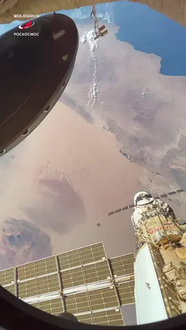 #МКС пролетает над #Сахара #Африка #пустыня #космос //#ISS flies over the #Sahara// #Africa #desert #space