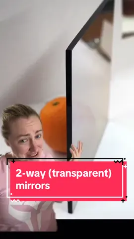 Also called 1-way mirrors, transparent mirrors, 2-way mirrors. Idk why they have so many names #stem  Sources: 1. “How do one-way mirrors work?” – How Stuff Works        2. “Why aren’t mirrors white?” – The Science Asylum (Youtube)