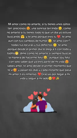 MI AMOR 🖇️❤️✨ #paratii #teamo #Y09 #novios #fpyシ #paradedicar🙈❤️🙈 