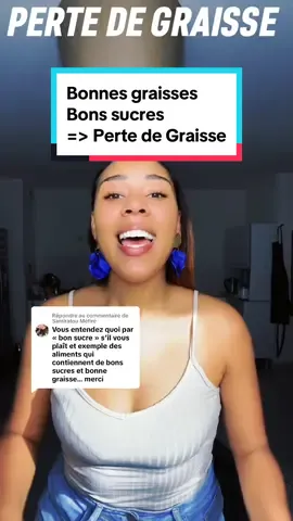 Réponse à @Samiratou Méfiré Perte de graisse : Bons sucres et Bonnes graisses VS Frustrations 🔥 #pertedegraisse #pertedepoids #pertedeventre #ventreplat #postpartum #maman #pourtoi #pourvous #europe #france #fypシ #foryou 
