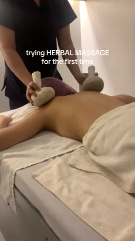 Something new for your next massage session! It's definitely a unique and relaxing experience, that helps with muscle tension relief #herbalballmassage #spaphilippines #musclepainrelief #herbalballmassage #massageballtherapy #herbalcompressball #relaxingasmrvideo 