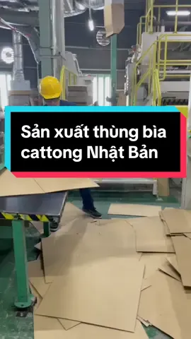 Vide công việc Sản xuất thùng bìa cattong tại Nhật Bản #xkldnhatban #xkldnhatban🇯🇵 #vanhungxkld 