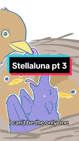 PART 3. the last pic is one of my favorites from the OG book 🧡 cuz poor Stellaluna's so confused 🥺 just let her be herself  #stellaluna #childrensbook #storytime #bats #birds #digitalart #artistsoftiktok 