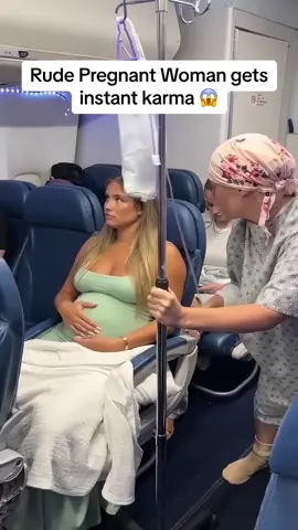Rude Pregnant Woman gets instant karma 😱