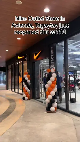 Nike just re opened in Acienda Outlet Store #outletstore #nike #budolfinds #aciendadesigneroutlet #nike #fyp  