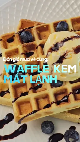 😋 Trời lạnh ăn kem là ngon nhất.  Bánh Waffle thơm ngậy kết hợp với hương vị chua chua của việt quất và ngọt mát của kem tươi tạo nên một món ăn nhẹ hoàn hảo.  Bạn đã thử chưa nè!?  #stherbvietnam #stherbvn #ancungtiktok #banhngot #anvat #xuhuong #trending #waffle#ưwookathome #vaobepcungtiktok #icecream 
