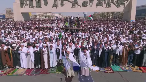 شاهد بالفيديو الجزء الأول من تصوير الطوفان البشري الهائل للشعب العراقي المناصر للشعب الفلسطيني المظلوم في ساحة التحرير. #طوفان #طوفان_الاقصي #صلاة_الجمعة #السيد_مقتدى_للصدر #مقتدىالصدر #سيد_مقتدى 