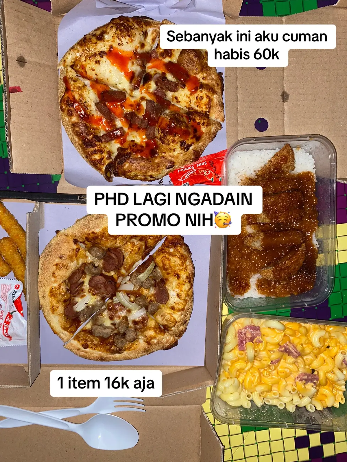 TAK KASIH INFO! PHD LAGI NGADAIN PROMO NIH GUYSS🥳  #promo #pesta16thnphd #pizzahutindonesia #diskonoktober #hutphd #promomakanan #promomurah #malanghits #malangkuliner #malangpromo 