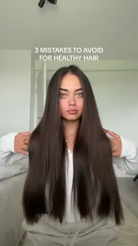3 mistakes to avoid if you want healthy hair 💇🏽‍♀️ hairtok pamperroutine selfcare haircareroutine cleangirlaesthetic hairtips longhairtips healthyhairtips