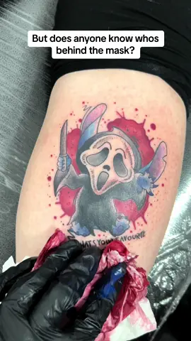 #screammovie #fridaythe13th #friday13th #ghostface #scream #disney #tattoo #stitch #fyp 