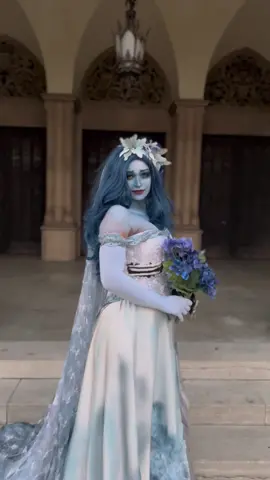 My Emily Corpse Bride cosplay from last year. She deserved her time in the moonlight  (Also ignore my unpainted back shoulder, couldnt reach there by myself and hair mostly covered it 🥲)  #emily #emilycorpesbride #corpsebride #corpsebrideemilly #corpsebridecosplay #cosplay 