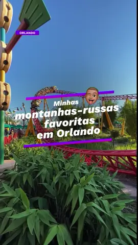 Você tem uma montanha-russa preferida em Orlando? Me conta aqui! #orlando #flórida #parks #disney #parques #viagem #travel