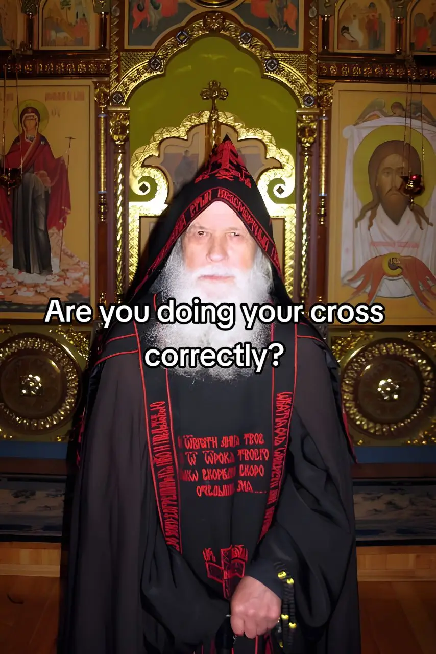 Learning how to do our cross correctly is the most important thing. It keeps us safe from the devil and gives us strength. ☦️ #jesusisking #christianity #christiantiktok #holyspirit #orthodox #orthodoxchristian #greekorthodox #foryoupage 