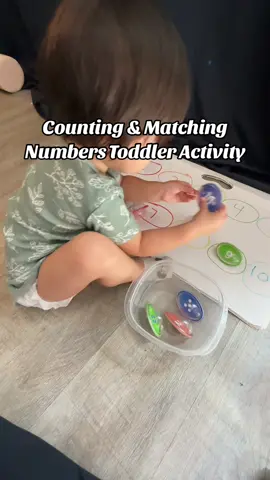 Learning to count and match numbers while playing with my almost 19 month old 🥹🤍✨ #ToddlerCounting #ToddlerActivities #ToddlerActivity #ToddlerActivityIdeas #ToddlerLearning #Numbers #NumberRecognition #NumberRecognitionActivity #MomTok #MomsofTikTok #ToddlerTok #19MonthOldToddler #SmartToddler #SmartToddlerOfTikTok