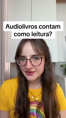 Audiolivros contam como leitura sim, só é uma experiência diferente 📚 #booktokbrasil #leitoresdotiktok #audiolivros 