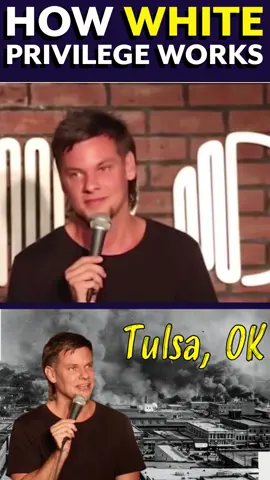 Comedian Theo Von teaches us about bring a poor white kid around poir black kids. Tim Black reminds us the problems arise when the poir Black surpass the poor Whites. Case and point: Tulsa Oklahoma. The Tulsa Massacre. The destruction of Black Wall Street. #theovan #tulsa #whiteprivilege #timblack 