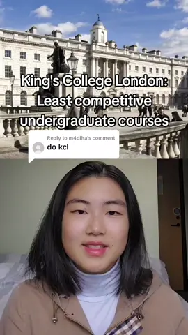 Replying to @m4diha The least competitive undergraduate courses at KCL 🤯 #uni #university #unilife #student #students #studentlife #degree #ranking #knowledge 