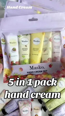 5 in 1 pack hand cream for only 40 pesos‼️>>>✨🍓🤩❤️✅#handcream #maskohandcream#Masko5in1handcream #5in1handcream