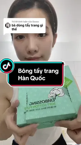 Trả lời @Guuuu Đây nha. Bông tẩy trang của Hàn. Lần đầu tui dùng loại bông tẩy trang nào mà ưng thế này luôn đó. #bôngtaytrang #embossing #skincare #lamdep #chamsocda #xuhuong2023 
