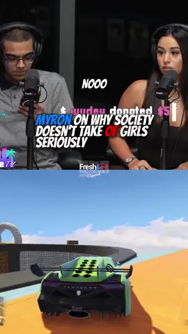 Myron tackles Neon’s OF girl on touchy subject 🫣 #freshandfit #freshandfitpodcast #freshandfitgta #myrongaines #freshprinceceo 