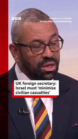 James Cleverly was pressed on whether the UK has asked Israel to hold its ground operation in Gaza until civilians have been evacuated. #Israel #Gaza #GazaStrip #JamesCleverly #UKGovernment #Politics #BBCNews