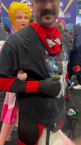 Mario riding a unicorn with Princess Peach at NY Comic Con #nyc #mario #superhero #princesspeach #unicorn #comiccon #fyp #viral #trending ©️jufijupiter2023