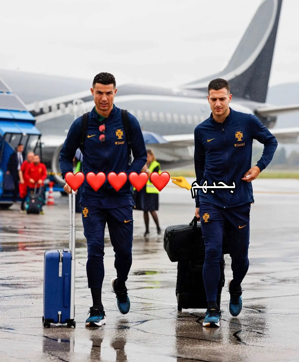 كريستيانو و دالوت 🤏❤️❤️❤️#cristianoronaldo #diogodalot #portugal 