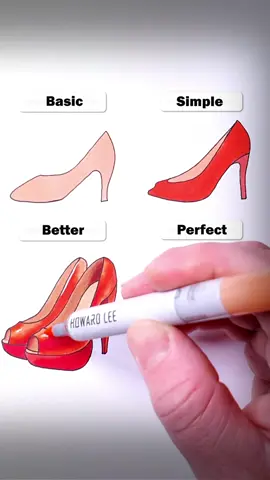 Draw Shoes! #easy #drawing #art #tutorial #howtodraw #shoes #highheels 