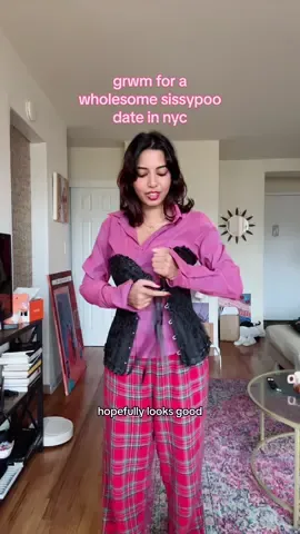 had such a WHOLESOME girlypop day in brooklyn today so lets get ready together!!! i love girlhood i love quality time with my sissys we all need a good day to vent and be carefree atleast once a month. who wants the full vlog of what we did?!! 👀 this is UR SIGN to make a date with ur girls 🫶🏽  outfit details:  top: thrifted from brand At Last corset: @Amazon  jacket: thrifted @UNIQLO USA  tights: @Sheertex  skirt: thrifted no tag boots: @stevemadden  bag: thrifted @HVISK  #desi #bengali #grwm #girlhood #falloutfits 