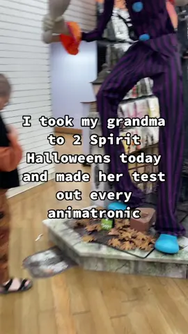 Grandma is back!! Watch until the end for the best one- she went out with a bang. 😂 #fyp #foryou #grandma #spirithalloween 
