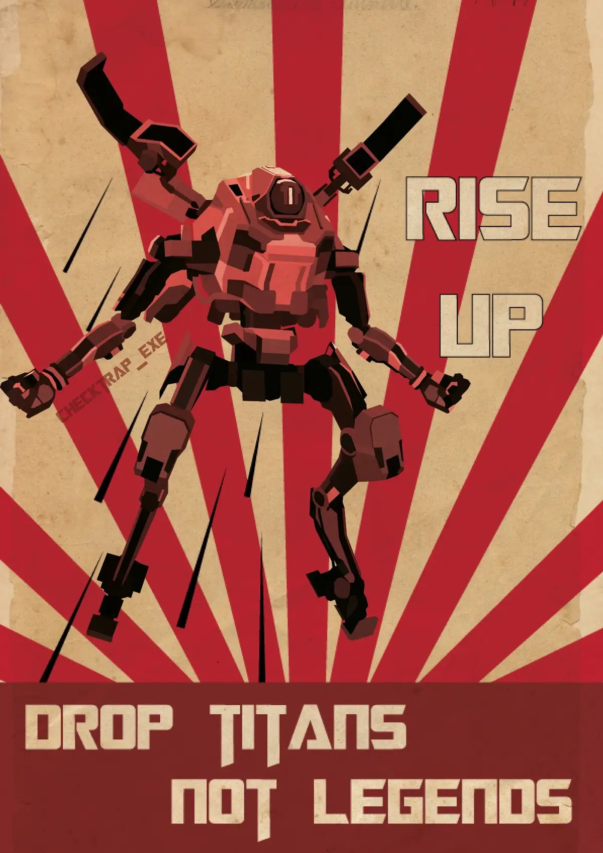 I love the artwork we got going #droptitansnotlegends #apex #thehappyslapper #titanfall2 #titanfall #titanfall3 #apexmeme #apexlore #apexlegends 