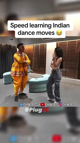 Speed dancing to Indian song #ishowspeed #fyp #viral 
