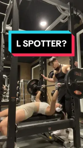 Is it the spotters fault? #bench #benchpress #girlswholift #chest #gym #GymTok #gymmotivation #chestworkout #Fitness #gymfail #benchfail #asian #gymgirl #fitnessgirl #benchpr 