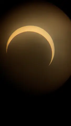Eclipse Solar 2023 registrado com sv28 e Greika Refletor 76 mm. #eclipsesolar #sun #sol 